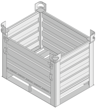 Blechbox mit Klappe Tobler AG