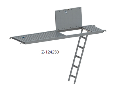 Deck with hatch and ladder Tobler AG